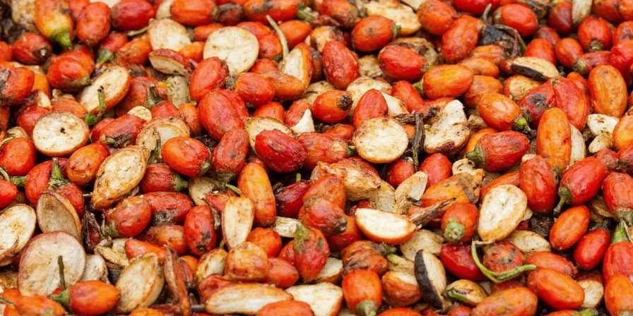 A vibrant collage of Asian spices and herbs