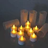Pillar Decoration Colorful Electric Battery Operated Flameless Wax LED Candle