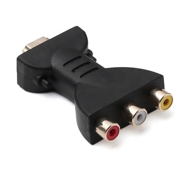 

HDMI Male to 3 RCA AV female Audio Video Adapter HDTV to RCA One-Way Transmission for TV HDTV DVD Cord HDMI to 3 RCA adapter