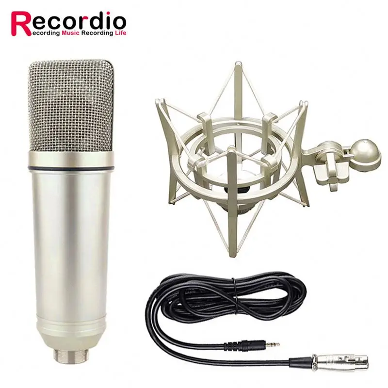 

GAM-U87 Multifunctional GAM-U87 Condenser Microphone Studio Made In China, Champagne