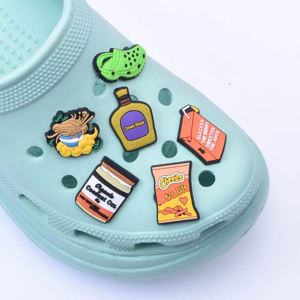 

Ready to ship Hot PVC croc charms Custom designer jibz for croc sandals charms and bracelet gifts for kids