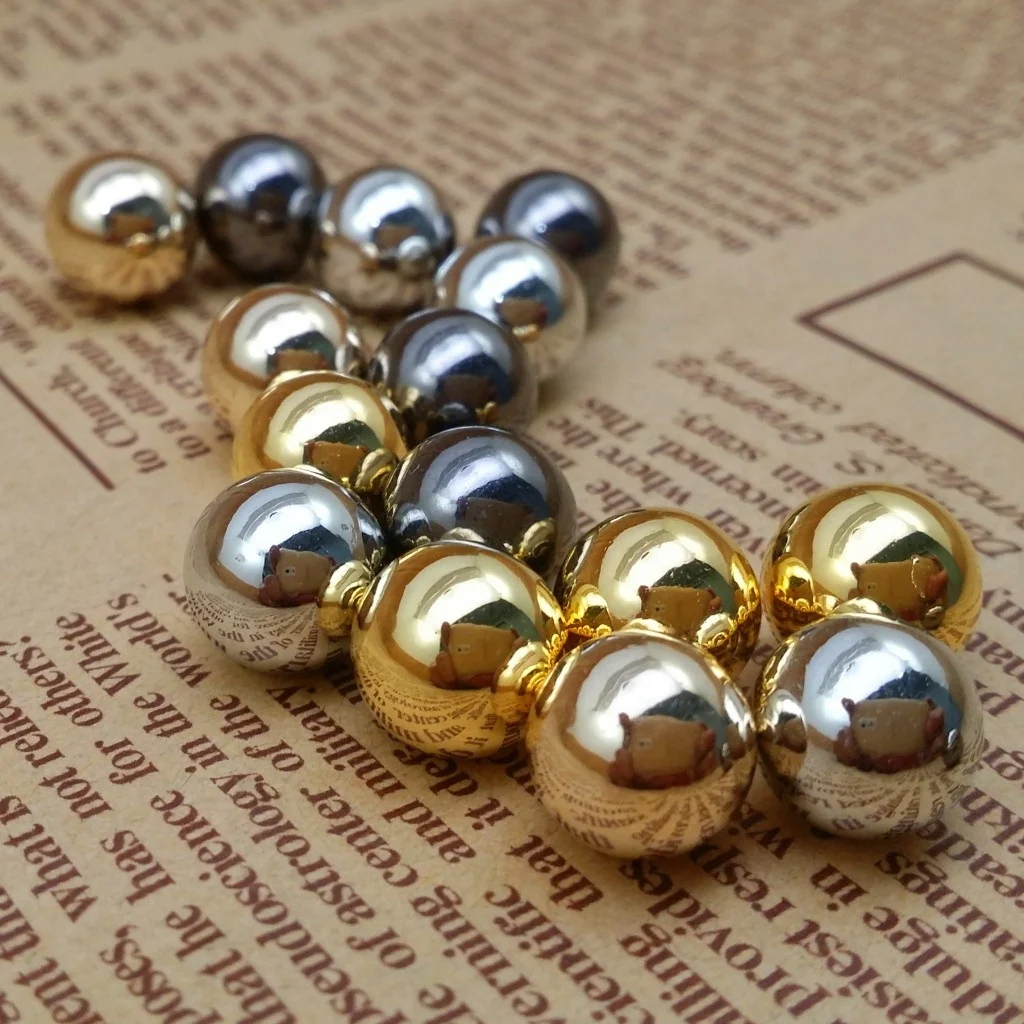 

Wholesale Plastic ABS CCB Pearl Sliver&Gold Beads For Garment
