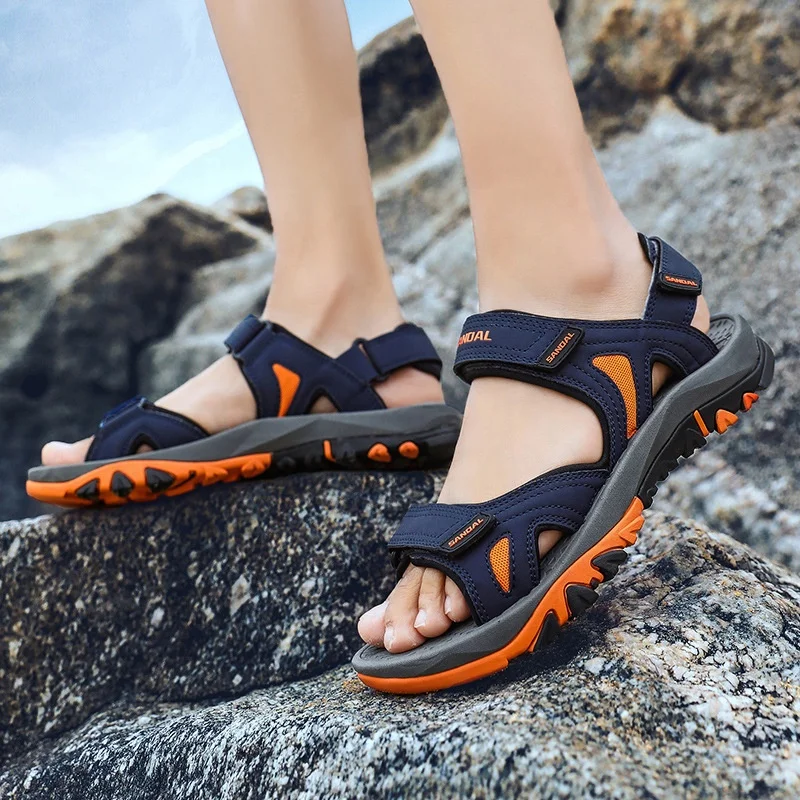 

Wholesale New 2021 Summer new designs sandals beach men brand men sandals, Picture