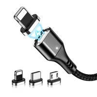 

China Guangdong Shenzhen Nylon 1M Mobile Phone Charger Usb Magnetic Absorption Charging Data Line