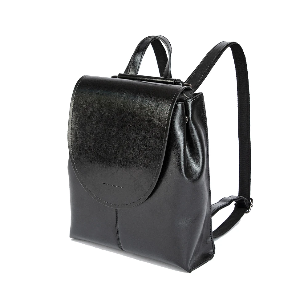 

Fashion travel Mochila genuine leather backpack High Quality college School Bag with zipper