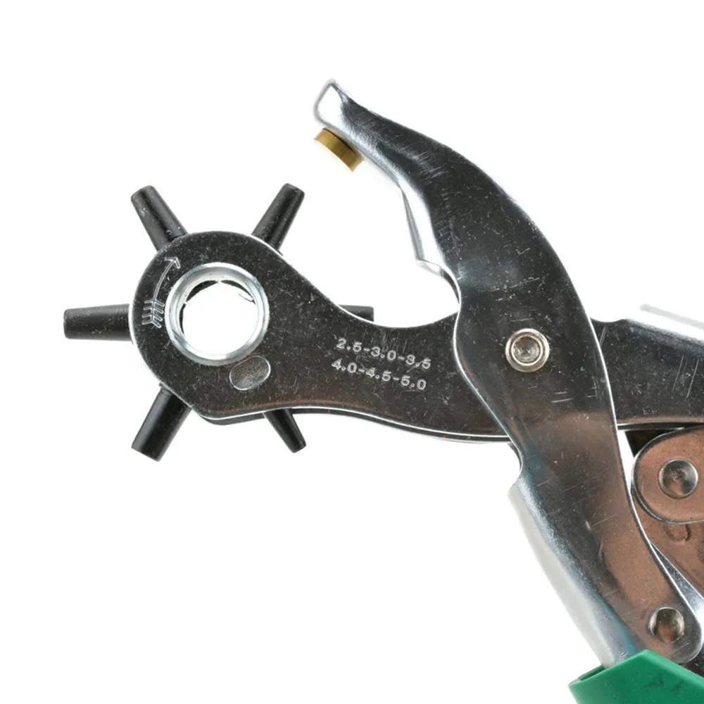 Metal Leather Set Revolving Hole Punch Pliers
