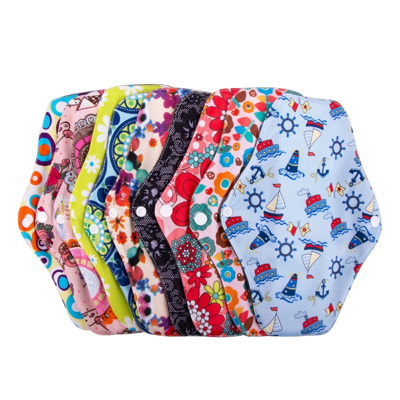 

private label bamboo fiber extra care washable reusable pads menstrual sanitary pads m