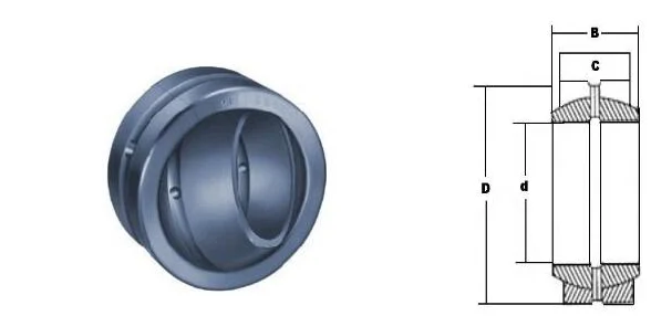 Radial PB20 Spherical Plain Bearing 20x46x18/25mm Miniature Plain Bearings bearing price list