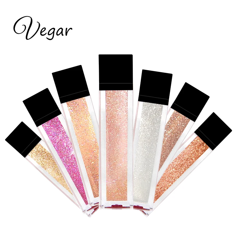 

Wholesale high quality women cosmetics custom logo shimmer lip gloss