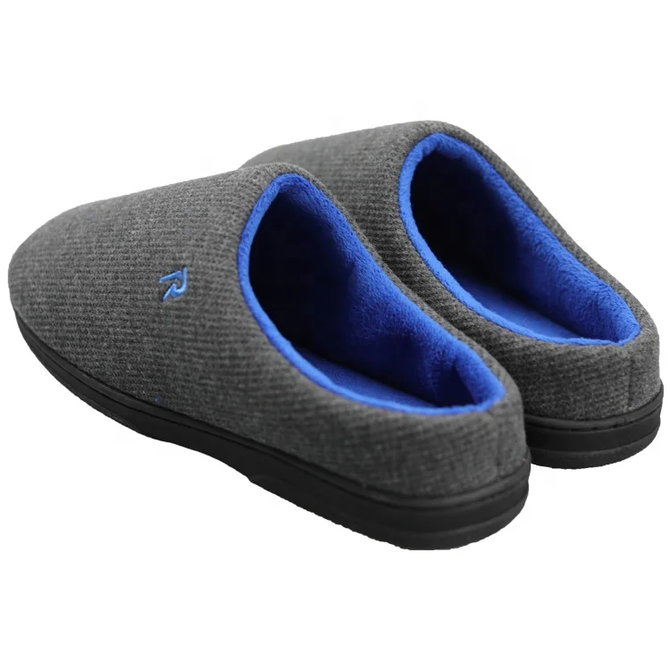 
Online Hot-selling Style Custom Logo Memory Foam Slip On Winter Indoor Bedroom Slippers for Men 
