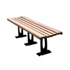 178252 waterproof composite wood bench for public park