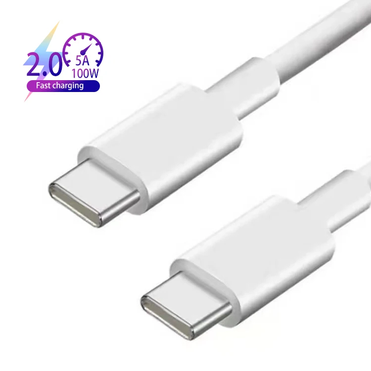

OEM Factory Price 100W PD usb power cable de phone Fast Charging 1M 2M 20V Usb To 5a Type C Type Data Cable For Charging