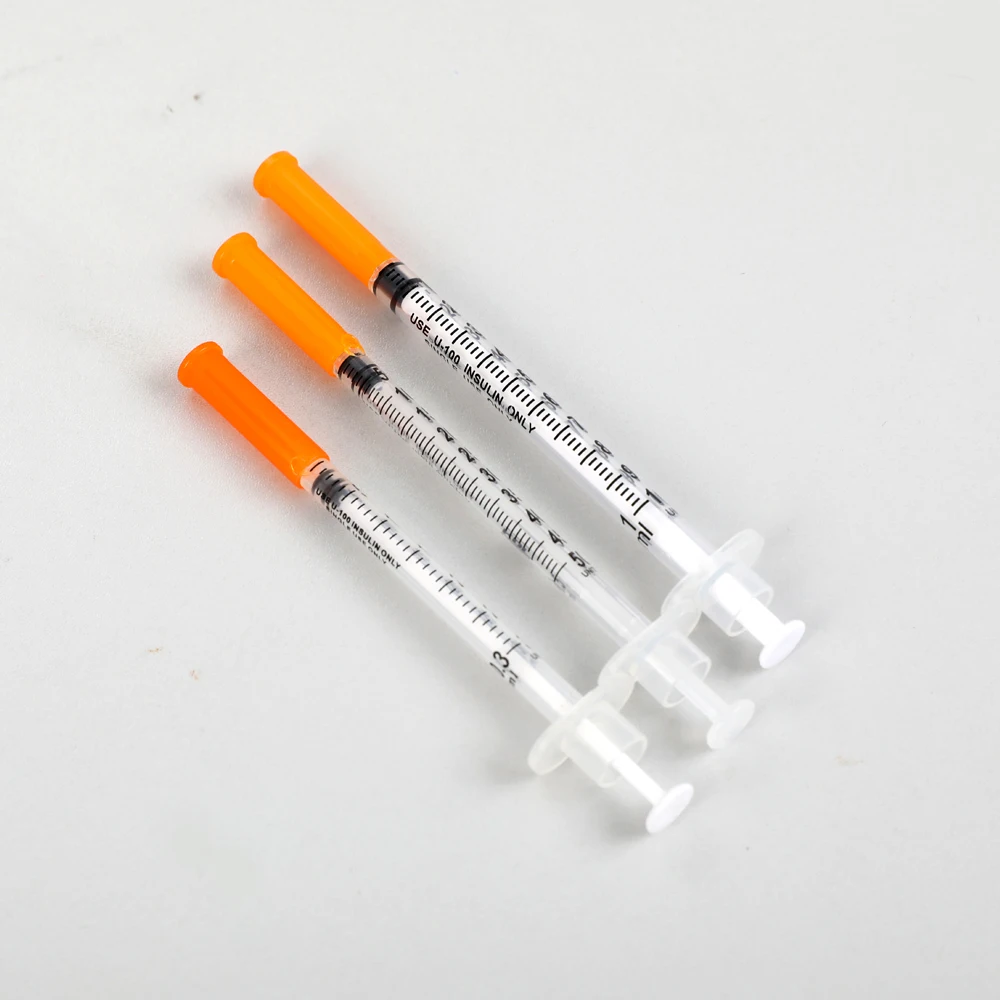 
insulin syringe with fixed ultra fine needle 