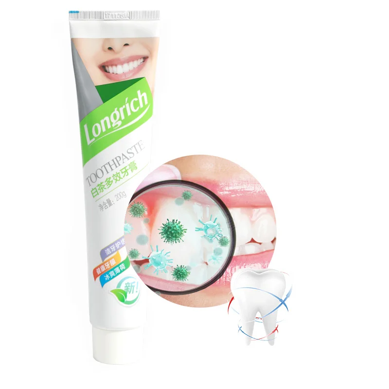 

Toothpaste Longrich Fluoride-free adult toothpaste private label tooth paste white toothpaste, Light green