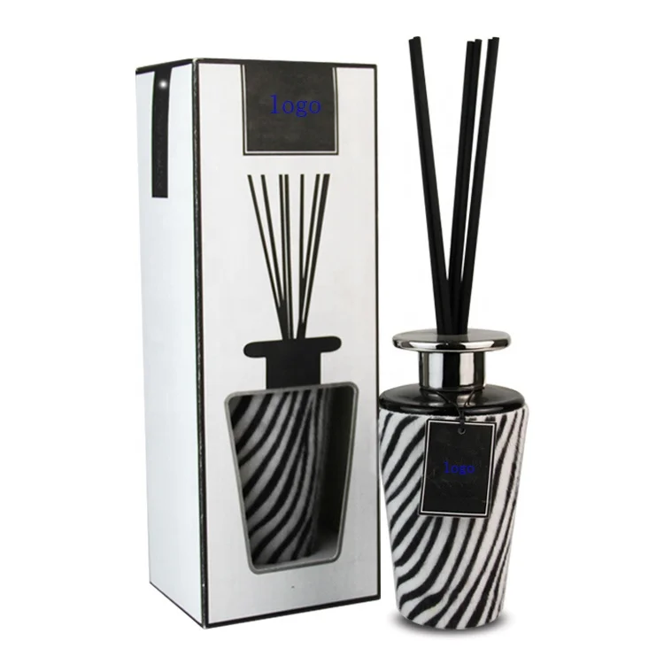 

Luxury 200ml glass bottle perfume reed diffuser with reed sticks