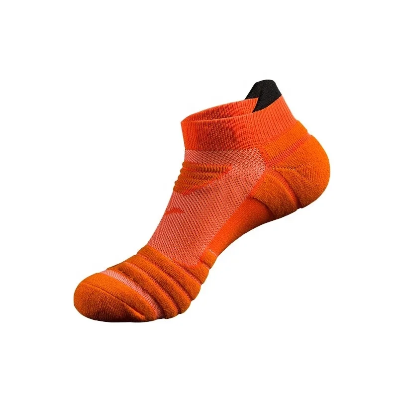 

Basketball hosiery men professional elite hosiery towel sole thickened socks hosiery outdoor running socks, White, blue, black, orange