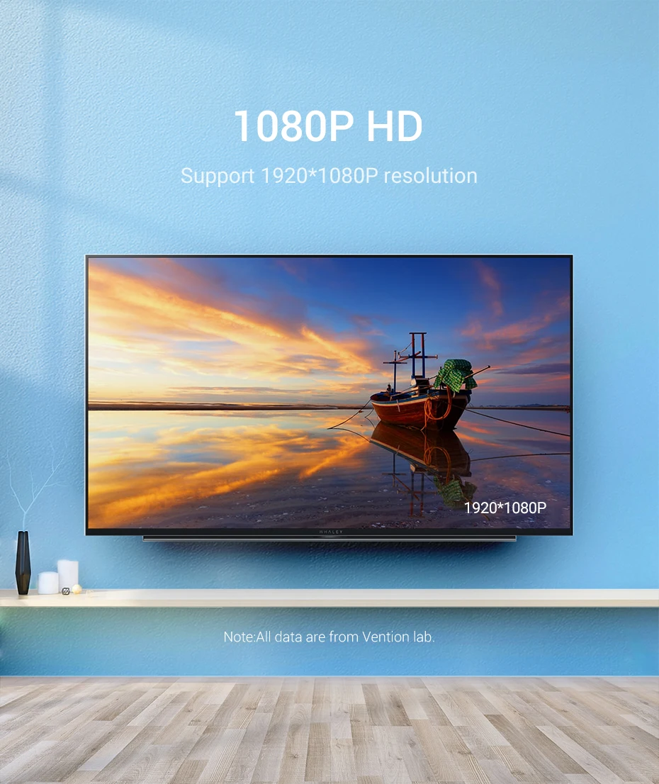 vention acrbb hdmi转vga适配器,带母micro usb和音频端口1080p hdmi