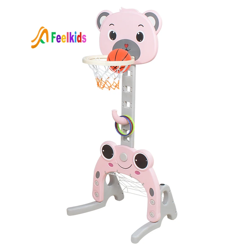 

Feelkids hot sale adjustable mini hoop children basketball stand for kids