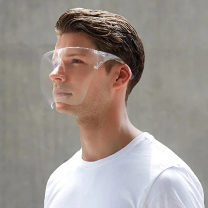 

Fashion Oversized Women Men Anti Fog Sports Eyewear Visor face shield glasses