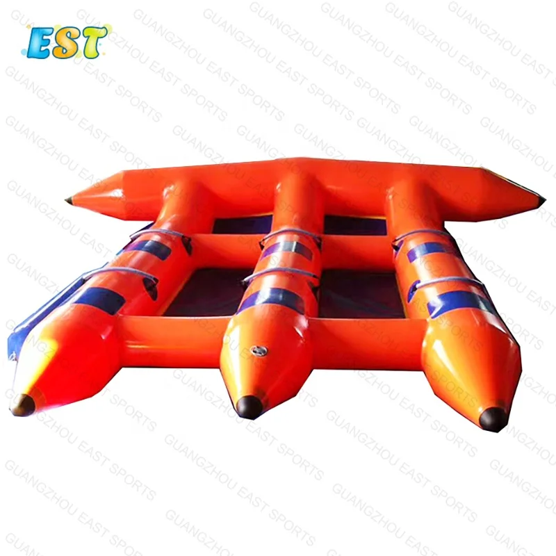 

Funny Inflatable Motorized Water Toys Inflatable Flying Fish Tube for sale, Blue, red, green, yellow
