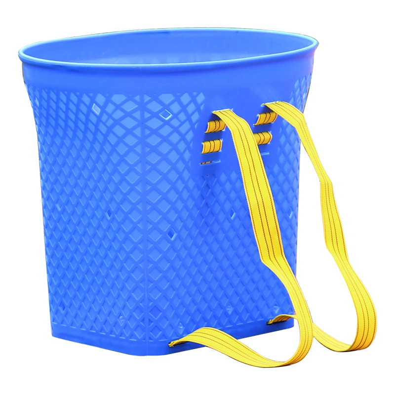 

Large Back Basket Adult Household Grocery Box Agricultural Fruit Back Basket Extra Large Back Basket Plastic, Blue, red, green