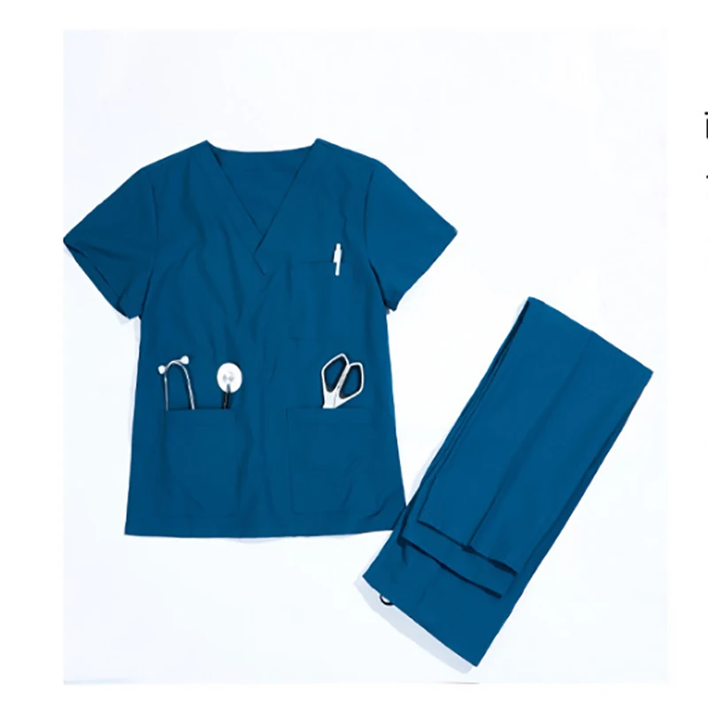 

Hot Sell Suit Scrubs Set Clinical Hospital medical Uniform Nursing Uniform Manufacture All Uniform Scrubs Unisex OEM Key