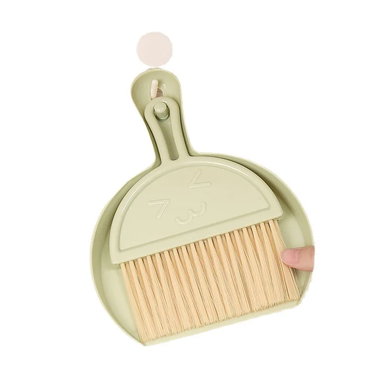 

Home Desktop Mini Broom Keyboard Cleaning Brush Small Broom With Dustpan Set Computer Debris Brush