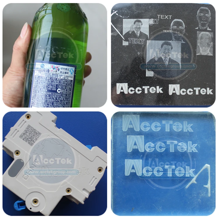 Low cost air cooling wood mdf acrylic stone cnc co2 laser marking machine AK30C