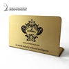 Factory outlet decorative brass office desk name plates
