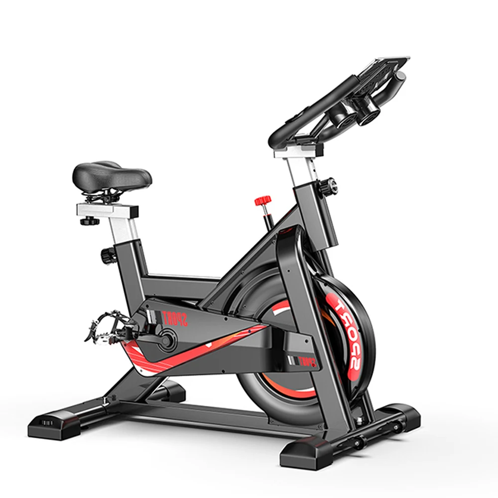 

SD-S77 Factory direct sale office fitness equipment smart static indoor spin bike with LED screen