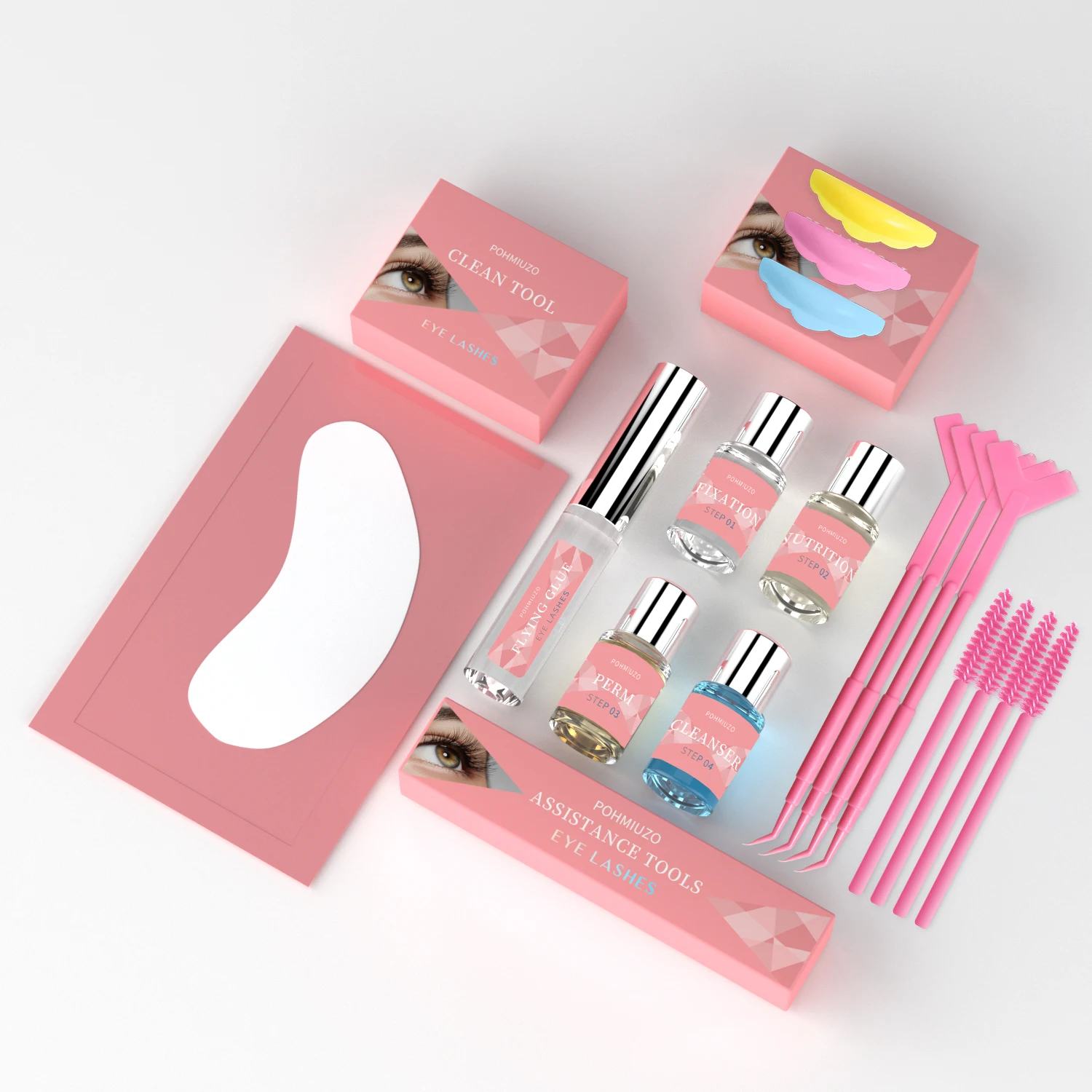 

Custom russian metal lash lift tool eyelash perm kit lash lifting