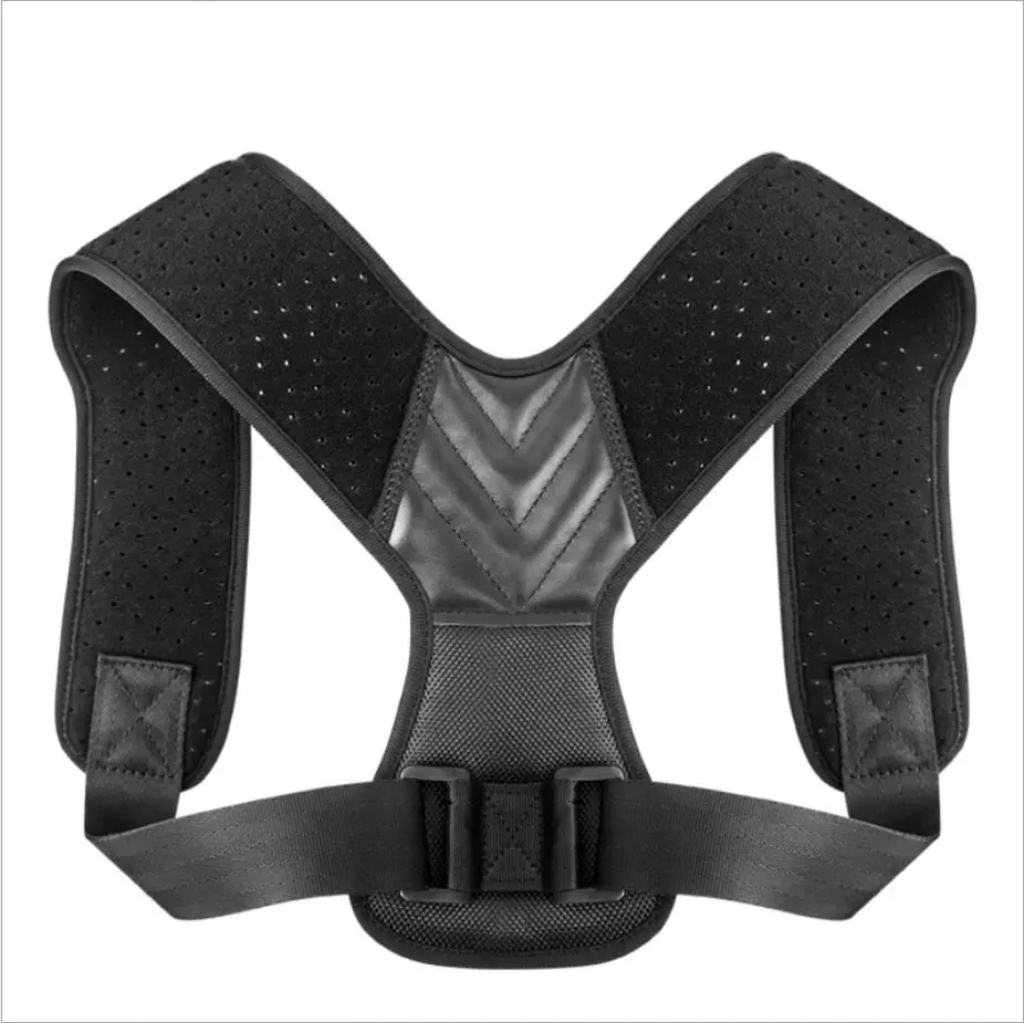 

Posture Corrector for Men and Women Adjustable Back Straightener belt, Black