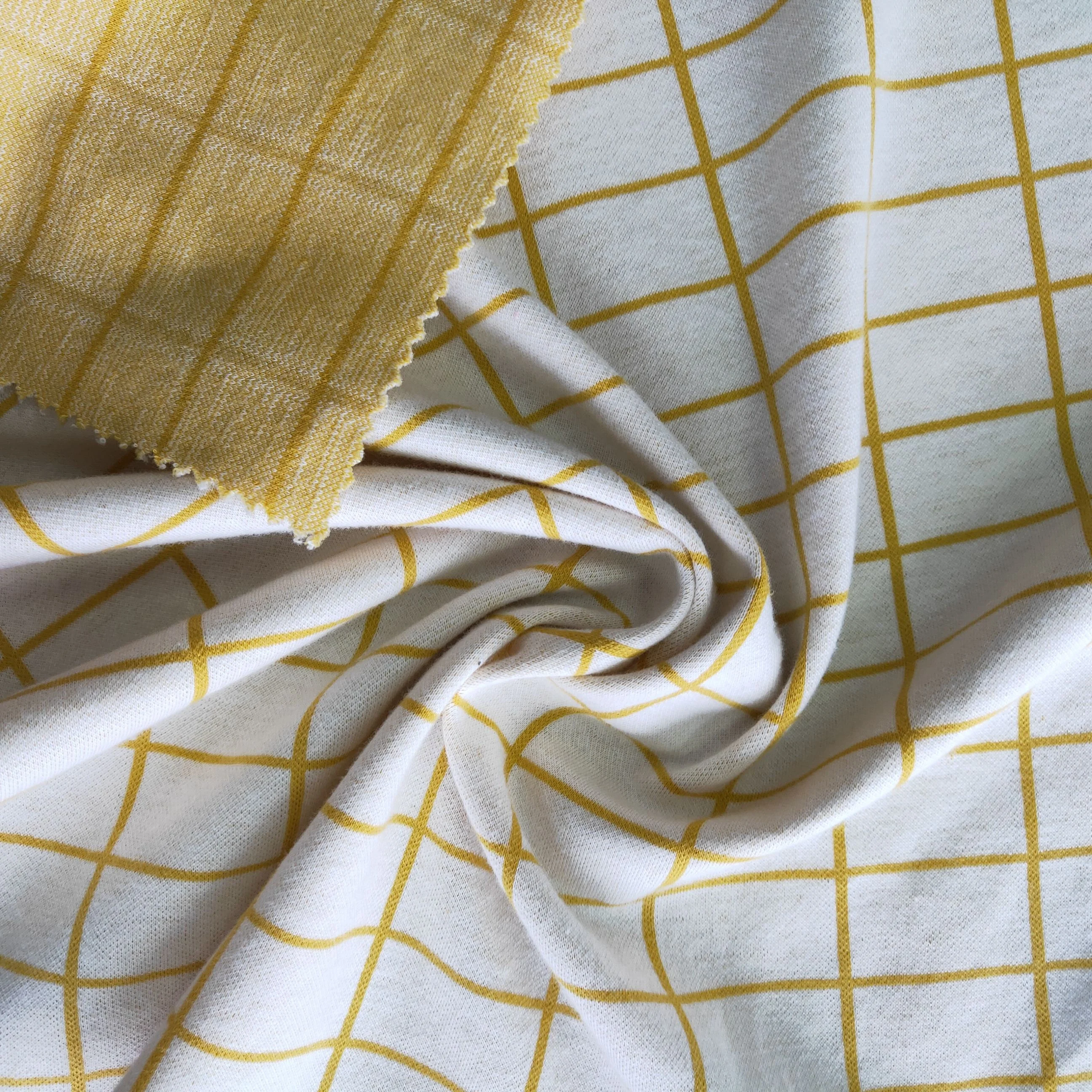 
2020 New Design knitted fabric interlock fabric 100% Recycled Cotton Fabric 