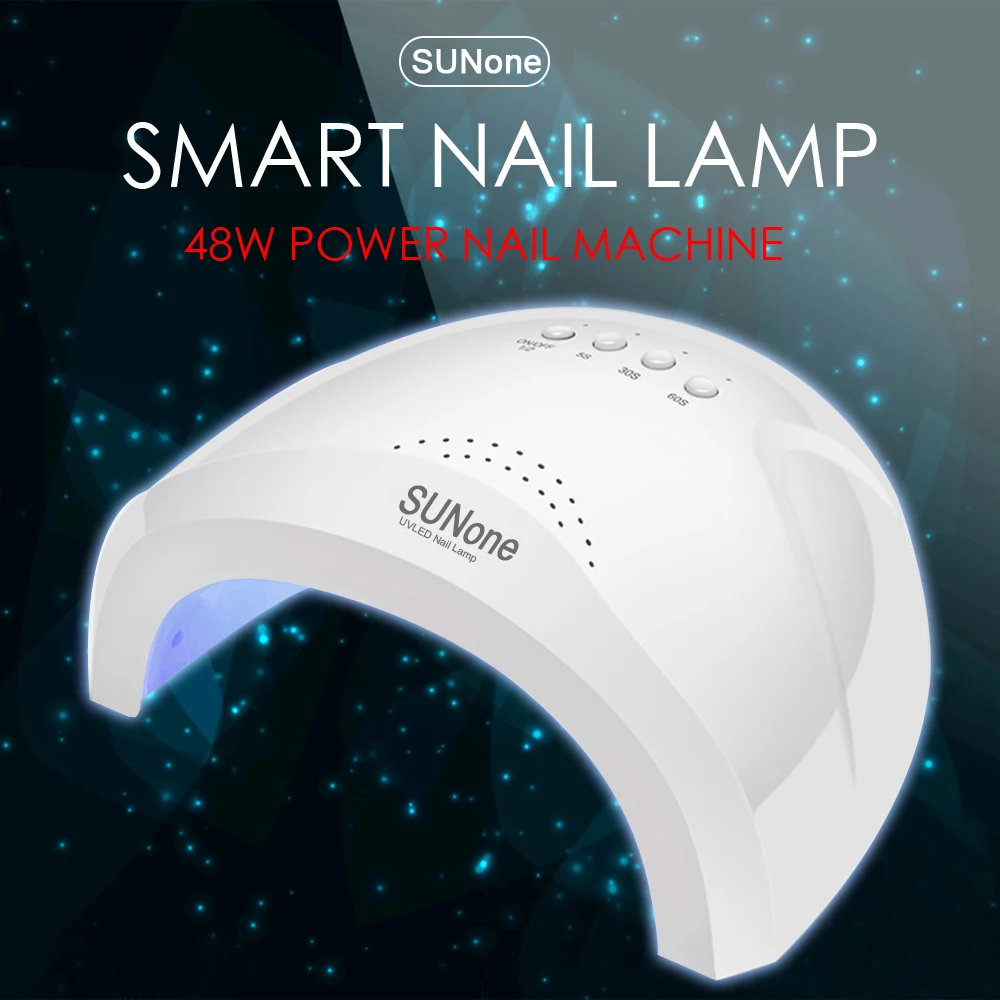 
OEM/ODM Sunone Lampara UV Led Nail Lamp 24W 48W Automatic Sensor Gel Nail Polish Curing Light Nails UV Dryer Hot Sale Products 