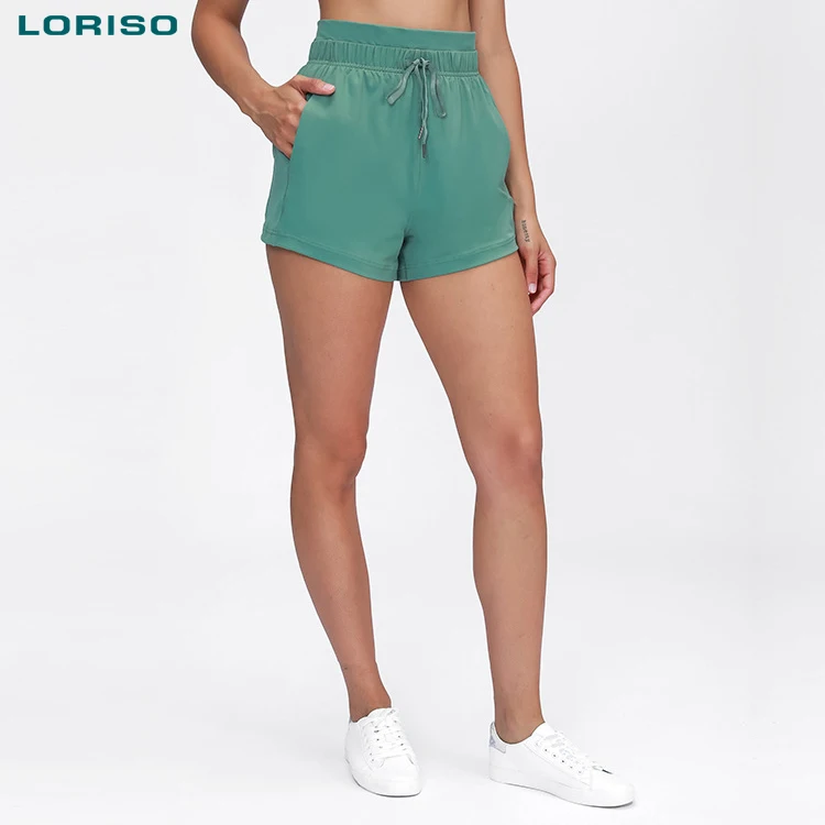

2021 female women ladies workout nylon biker athletic sweatshorts sports running gym fitness yoga sweat shorts for women, Multi-color optional