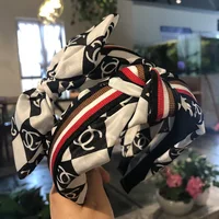 

Bow Headband Wide-brimmed Fabric Headband 2019 New Hair Band Girl Jewelry Headwear