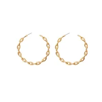 

black girl chain hoop earrings