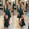 Custom Wholesale New Fashion Mommy and Me Outfits Mother Daughter Dress Fmaily Matching Clothing