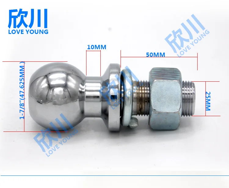 50mm 2" 17/8" 25/16" Trailer Coupling Europe Tow Ball Hitch Ball Trailer Ball Buy Tow