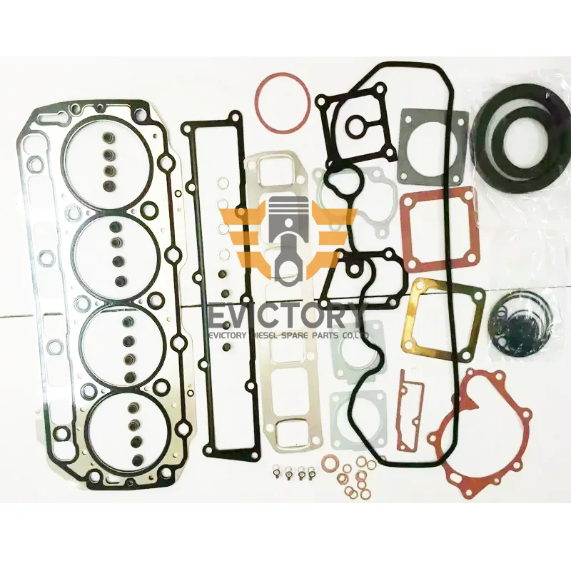 

For YANMAR 4TNE106 rebuild overhaul kit piston ring main conrod bearing gasket