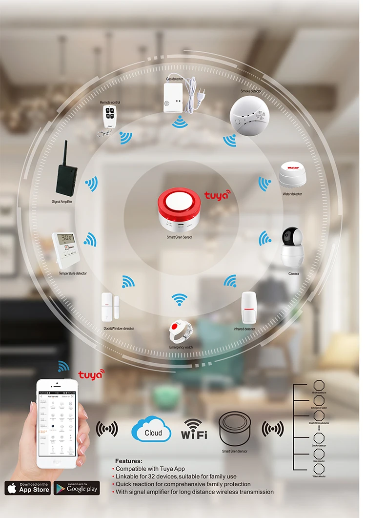 home security smart dimmer led light switch wifi glass panel touch switch - ANKUX.COM