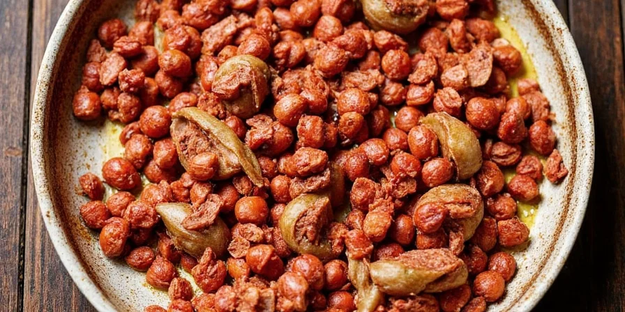 Marinated gyro meat resting in the fridge
