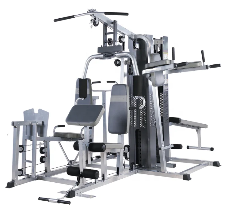 

Bodybuilding gym equipment trainning comprehensive combined strength workout multi-functional trainer 5 station, Customized