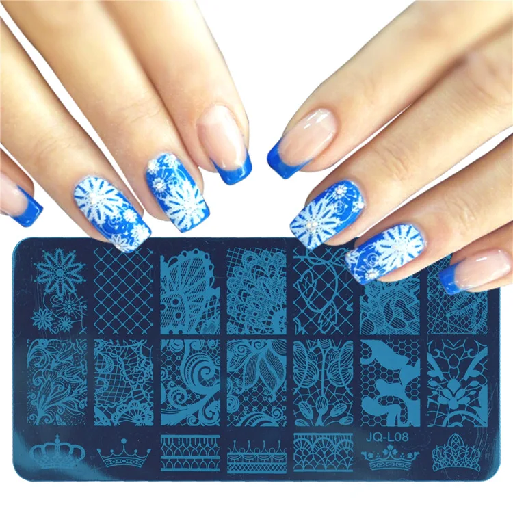 

High quality stamping beauty deck printing pattern tool nail sticker, Colorful