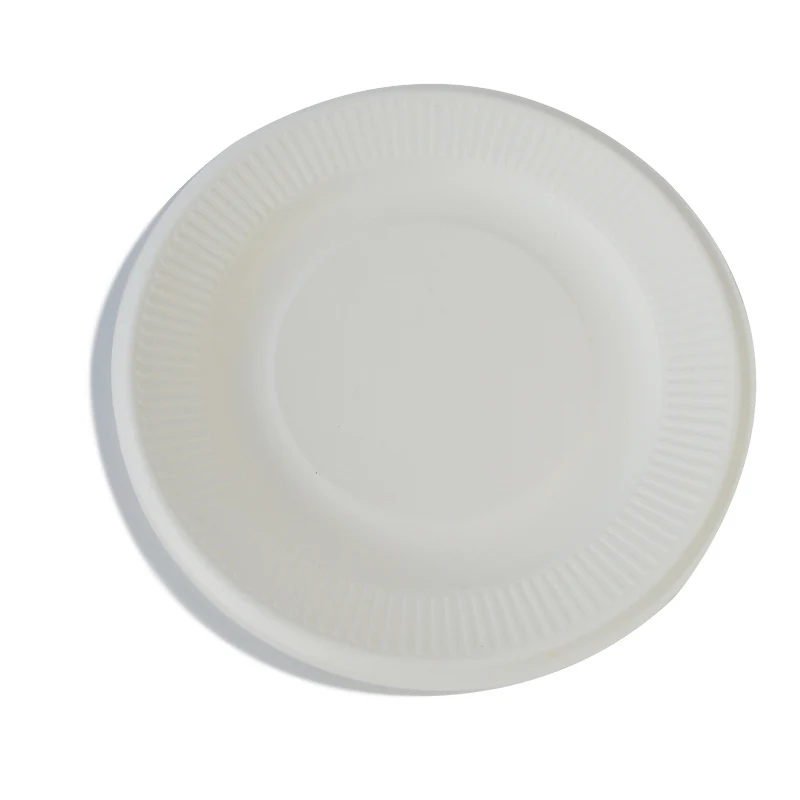 

Compostable Biodegradable Sugarcane Dinnerware Bagasse 100 7 inch Round Great Value Paper Plate Disposable Plates for Weddings