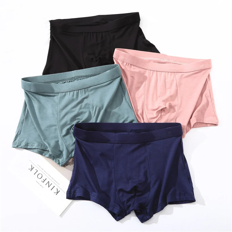 

MBB-17 Men's oversize youth mid-waist modal boxers briefs accept customized, Customized color