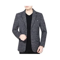 

2019 Latest Design Matching Color Suit New Men Suit Jacket Wholesale Middle-aged And Elderly Men Casual Blazer