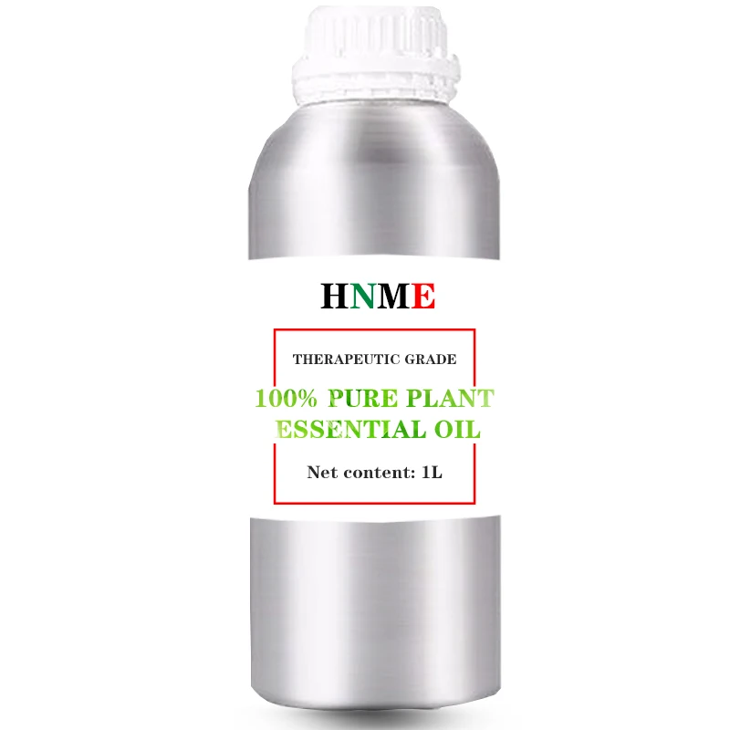 

Factory wholesale selling 100% pure plant therapeutic essential oil raw materials food grade 1L aluminum bottle packaging