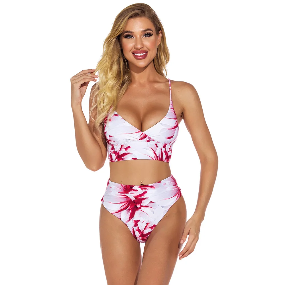 

Summer hot selling high waist Beach sexy bikinis woman sheer swimwear, Shown