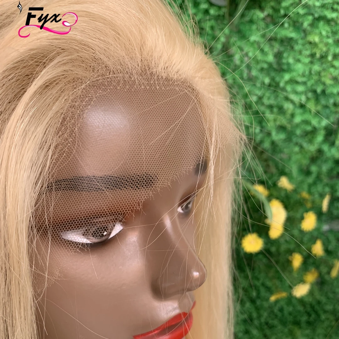 

Top Quality 12A Grade 613 Blonde HD Lace Frontal Wigs Raw Virgin Hair Blonde Swiss Thin HD Lace Frontal Wigs